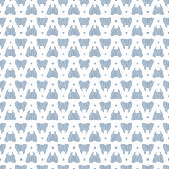 Small Teeth and Polka Dots. Cartoon Vector Concept. Handmade Background. Vector