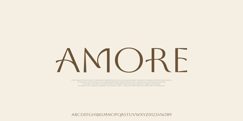 Elegant alphabet letters font logo. Uppercase Typography luxury classic lettering fonts decorative wedding vintage retro logos, design for fashion,beauty shop and brand . vector illustration