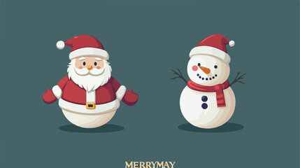 Festive Santa Claus Christmas Greeting Card