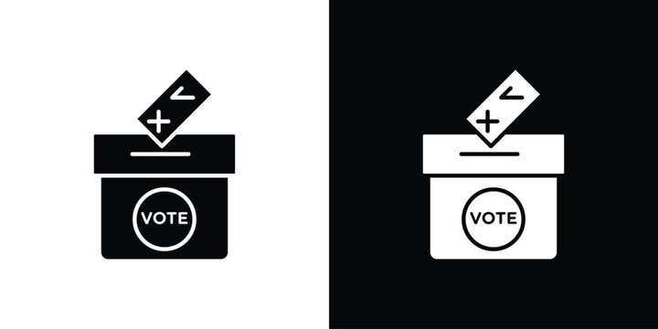 Referendum icon collection. Vector icon design template