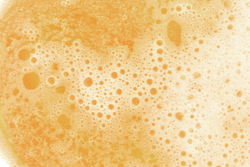 Beer. Light beer with bubbles and foam background
