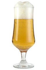 Glass of beer isolated. Clipping Path 