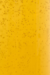 Beer. Light beer with bubbles and foam background