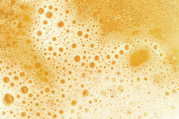Beer. Light beer with bubbles and foam background