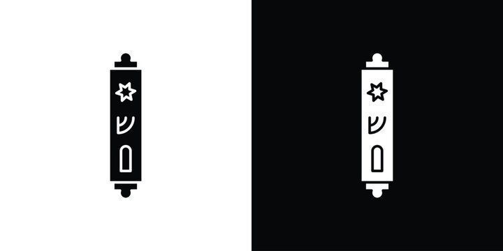 Mezuzah icon collection. Vector icon design template