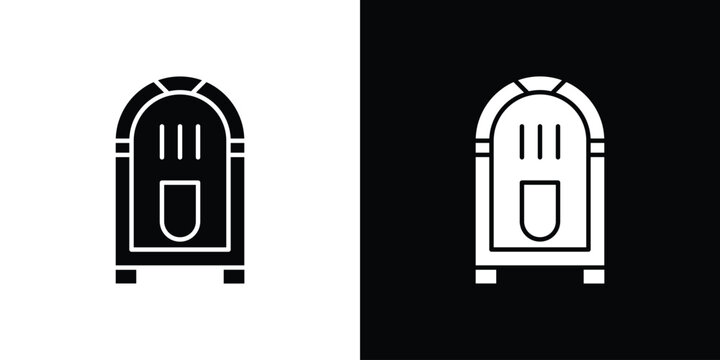 Jukebox icon collection. Vector icon design template