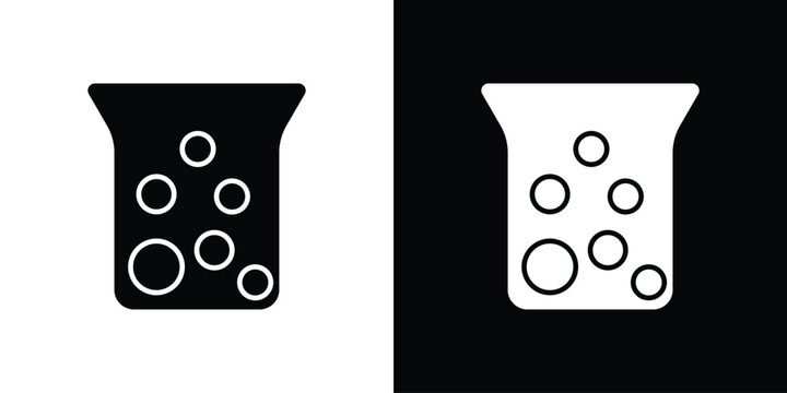 Hard Water icon collection. Vector icon design template