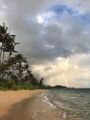 Hawaii Sunrise and Rainbow