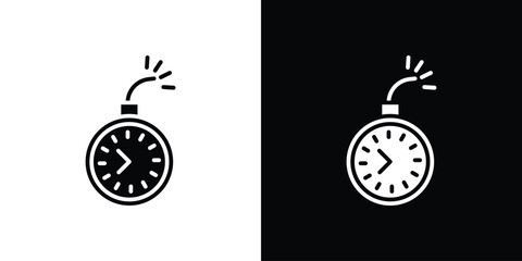 Deadline icon collection. Vector icon design template © Annimo