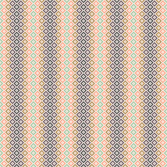 Colorful Woven Diamond Pattern with Ethnic Textile Style