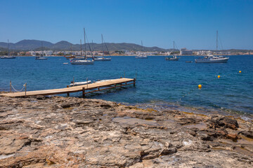 The waterfront promenade of Ibiza - Balearic Islands