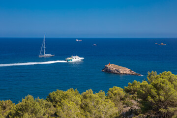 The seaside of Ibiza - Balearic Islands