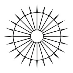 Obraz premium Heart made from pencils on white background