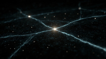 Teal Neural Lattice Futuristic Network Soft Glowing Connections Advanced Tech Inspired Design Interconnected System Artificial Intelligence Concept Luminescent Teal Web
