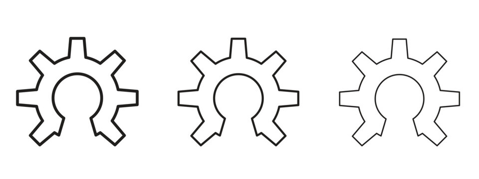 Open source icon in trendy line style. icon illustrations