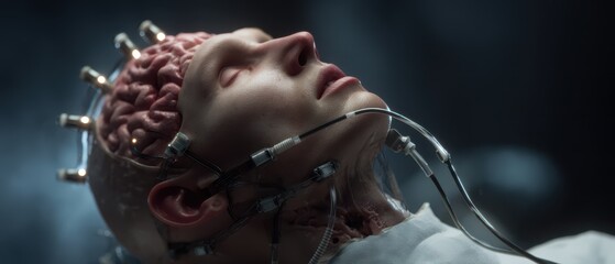 Advanced human-machine neural link technology in surgical setting