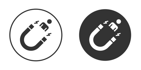 User engagement icon. Black filled vector illustration. vector logo template