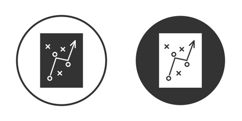 Tactical icon. Black filled vector illustration. vector logo template