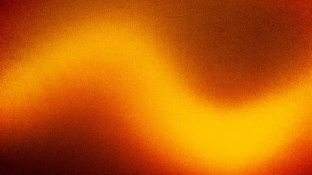 Black brown red burnt orange amber yellow gold white abstract background. Curved line wave wavy. Color gradient ombre blend blur flow fluid. Noise grain mesh. Bright light fire hot glitter neon glow. 
