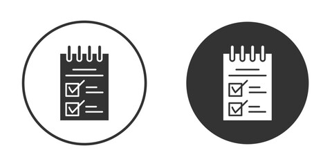 Reservation icon. Black filled vector illustration. vector logo template