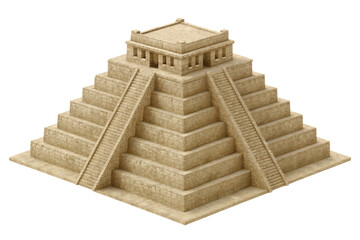 old, ancient, building, city, historical building, landmark, stone, travel, ziggurat, mexico, pyramid, resolution, american, aztec, earth, guatemala, inca, indiana, mexican, vibrant, PNG, AI GENERATED