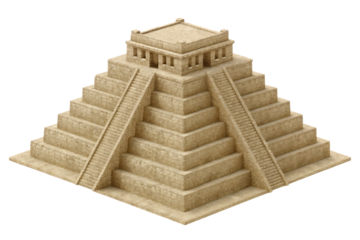 old, ancient, building, city, historical building, landmark, stone, travel, ziggurat, mexico, pyramid, resolution, american, aztec, earth, guatemala, inca, indiana, mexican, vibrant, PNG, AI GENERATED