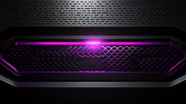 Abstract background featuring a dark metal texture with a glowing purple light creating a futuristic and modern aesthetic.