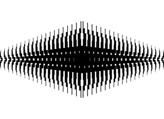 Vector pattern of black abstract pixels on a white background. Vector background. Design element in digital style. Shield, label