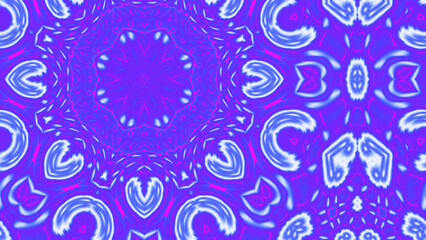 Abstract Radiant Burst with Soft Grain Texture, Symmetrical Glow Pattern in Psychedelic Style, Radiating Circular Abstract with Subtle Noise, Kaleidoscopic Starburst with Gradient Flow