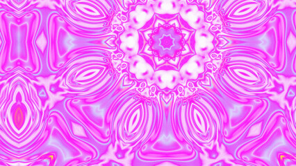 Abstract Radiant Burst with Soft Grain Texture, Symmetrical Glow Pattern in Psychedelic Style, Radiating Circular Abstract with Subtle Noise, Kaleidoscopic Starburst with Gradient Flow