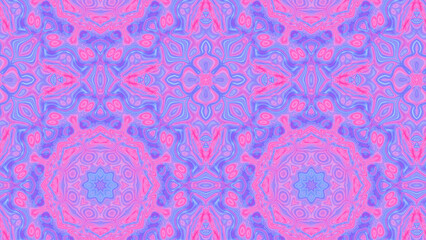 Abstract Radiant Burst with Soft Grain Texture, Symmetrical Glow Pattern in Psychedelic Style, Radiating Circular Abstract with Subtle Noise, Kaleidoscopic Starburst with Gradient Flow