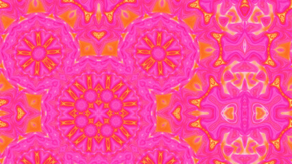 Abstract Radiant Burst with Soft Grain Texture, Symmetrical Glow Pattern in Psychedelic Style, Radiating Circular Abstract with Subtle Noise, Kaleidoscopic Starburst with Gradient Flow