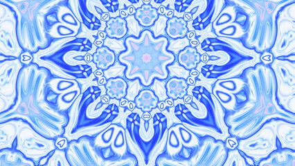 Abstract Radiant Burst with Soft Grain Texture, Symmetrical Glow Pattern in Psychedelic Style, Radiating Circular Abstract with Subtle Noise, Kaleidoscopic Starburst with Gradient Flow