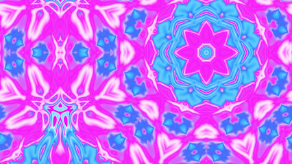 Abstract Radiant Burst with Soft Grain Texture, Symmetrical Glow Pattern in Psychedelic Style, Radiating Circular Abstract with Subtle Noise, Kaleidoscopic Starburst with Gradient Flow