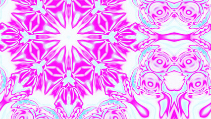 Abstract Radiant Burst with Soft Grain Texture, Symmetrical Glow Pattern in Psychedelic Style, Radiating Circular Abstract with Subtle Noise, Kaleidoscopic Starburst with Gradient Flow