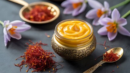Luxurious Saffron Cream Indulge in the Golden Spice