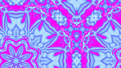 Abstract Radiant Burst with Soft Grain Texture, Symmetrical Glow Pattern in Psychedelic Style, Radiating Circular Abstract with Subtle Noise, Kaleidoscopic Starburst with Gradient Flow