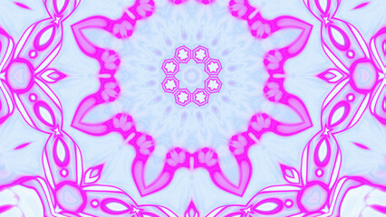 Abstract Radiant Burst with Soft Grain Texture, Symmetrical Glow Pattern in Psychedelic Style, Radiating Circular Abstract with Subtle Noise, Kaleidoscopic Starburst with Gradient Flow