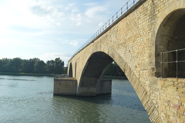 Obraz premium old bridge over the river