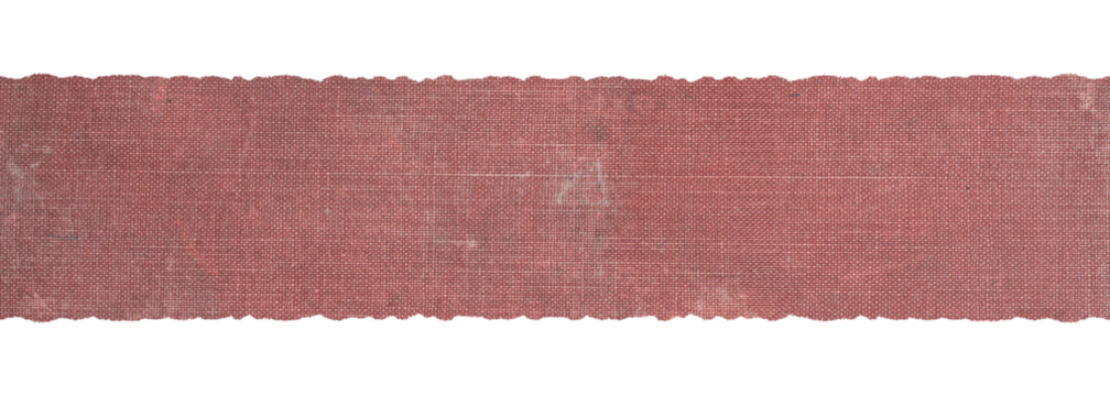photo of old red grunge fabric banner