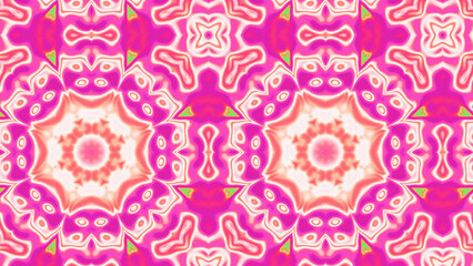 Abstract Radiant Burst with Soft Grain Texture, Symmetrical Glow Pattern in Psychedelic Style, Radiating Circular Abstract with Subtle Noise, Kaleidoscopic Starburst with Gradient Flow