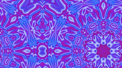 Abstract Radiant Burst with Soft Grain Texture, Symmetrical Glow Pattern in Psychedelic Style, Radiating Circular Abstract with Subtle Noise, Kaleidoscopic Starburst with Gradient Flow