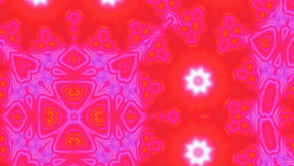 Abstract Radiant Burst with Soft Grain Texture, Symmetrical Glow Pattern in Psychedelic Style, Radiating Circular Abstract with Subtle Noise, Kaleidoscopic Starburst with Gradient Flow