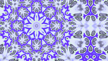 Fototapeta premium Abstract Radiant Burst with Soft Grain Texture, Symmetrical Glow Pattern in Psychedelic Style, Radiating Circular Abstract with Subtle Noise, Kaleidoscopic Starburst with Gradient Flow