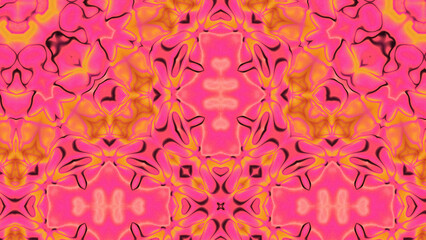 Abstract Radiant Burst with Soft Grain Texture, Symmetrical Glow Pattern in Psychedelic Style, Radiating Circular Abstract with Subtle Noise, Kaleidoscopic Starburst with Gradient Flow