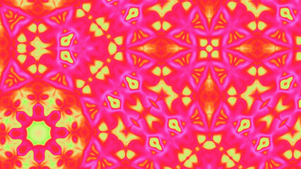Abstract Radiant Burst with Soft Grain Texture, Symmetrical Glow Pattern in Psychedelic Style, Radiating Circular Abstract with Subtle Noise, Kaleidoscopic Starburst with Gradient Flow