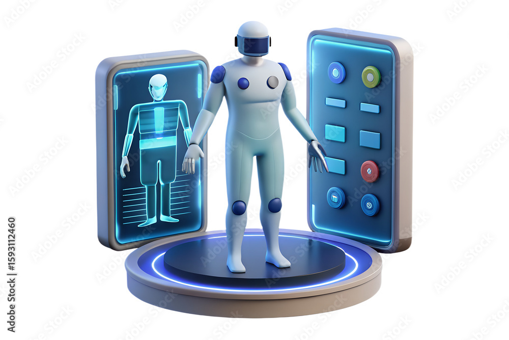 Aufkleber robotics engineering future technology ai artificial intelligence automation humanoid development de