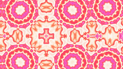 Abstract Radiant Burst with Soft Grain Texture, Symmetrical Glow Pattern in Psychedelic Style, Radiating Circular Abstract with Subtle Noise, Kaleidoscopic Starburst with Gradient Flow