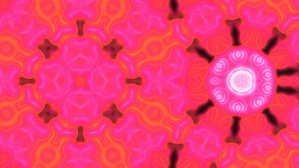 Abstract Radiant Burst with Soft Grain Texture, Symmetrical Glow Pattern in Psychedelic Style, Radiating Circular Abstract with Subtle Noise, Kaleidoscopic Starburst with Gradient Flow