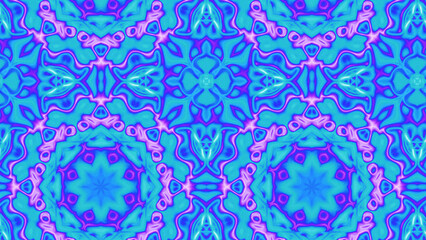 Abstract Radiant Burst with Soft Grain Texture, Symmetrical Glow Pattern in Psychedelic Style, Radiating Circular Abstract with Subtle Noise, Kaleidoscopic Starburst with Gradient Flow